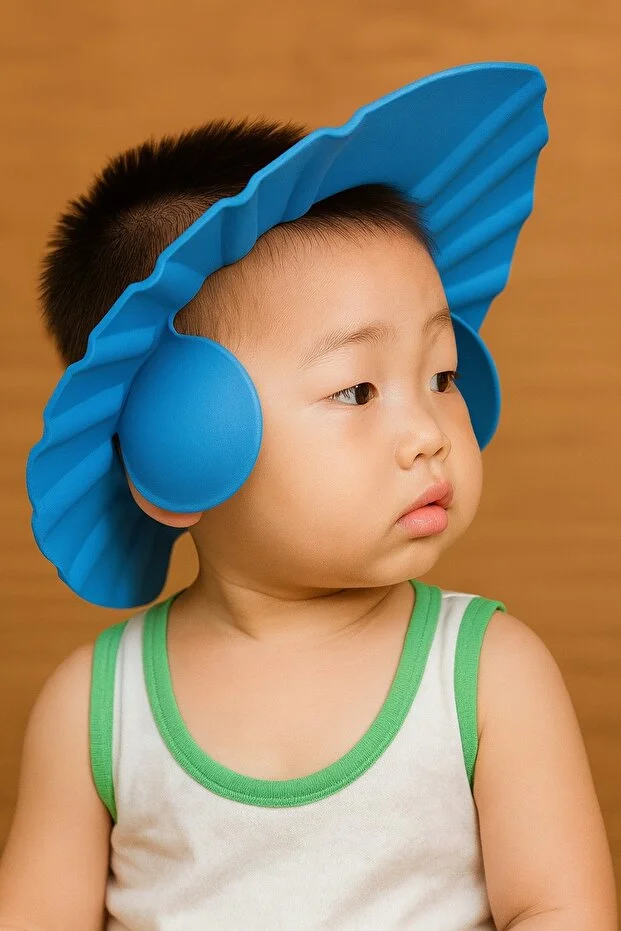 Ayarlanabilir Bebek Banyo Şapkası 1 adet 